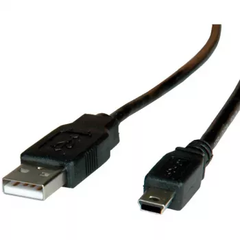 ROLINE USB 2.0 kabelis, Type A - 5 kontaktu Mini, 1,8 m (11.02.8719)