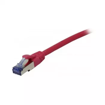 komutācijas kabelis RJ45 - CAT6A 500Mhz - 1.5m - pink - S-STP(S/FTP) - komponentu pārbaudīts(GHMT sertificēts) - AW