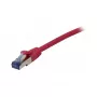 komutācijas kabelis RJ45 - CAT6A 500Mhz - 1.5m - pink - S-STP(S/FTP) - komponentu pārbaudīts(GHMT sertificēts) - AW