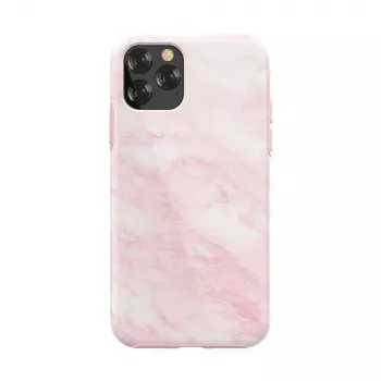 Telefona maciņš Devia Marble sērija iPhone 11 Pro Max, rozā, aizsargājošs ciets apvalks