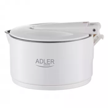 Adler Silikona ceļojuma tējkanna | AD 1377 | Ceļojuma tējkanna | 600 W | 0,6 L | Silikons | Balta