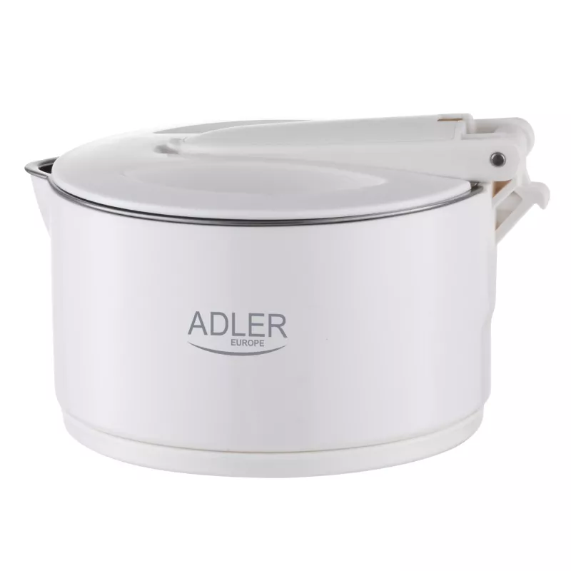 Adler Silikona ceļojuma tējkanna | AD 1377 | Ceļojuma tējkanna | 600 W | 0,6 L | Silikons | Balta