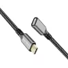 USB 3.2 Gen2 Type-C uz USB-C/F, PD, 1m