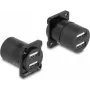 DeLOCK D-Type modulis USB 2.0 Type-A 2 x sieviešu uz 2 x sieviešu