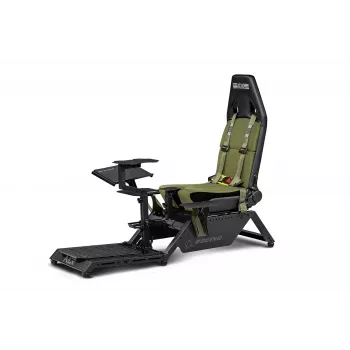 Next Level Racing Flight Simulator Boeing Military 396055 — īpašs lidojuma simulācijas sēdeklis, saderīgs ar jūgiem un pedāļiem