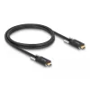 USB kabelis DeLOCK 83720 USB 3.2 Gen 2 1m USB C Melns