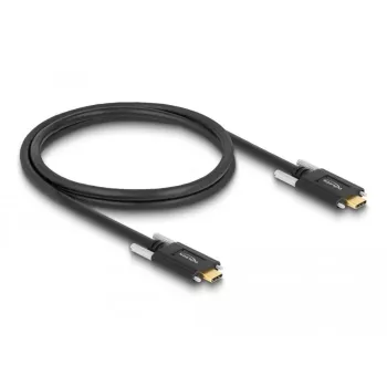 USB kabelis DeLOCK 83720 USB 3.2 Gen 2 1m USB C Melns