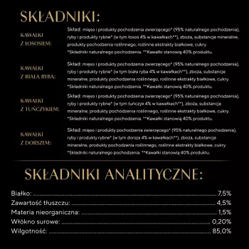 SHEBA Sauce Collection Fish flavors collection - mitrā kaķu barība - 40x85 g