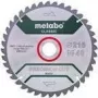 Riņķveida zāģa asmens Metabo 628652000 21,6 cm skaidu plātnēm, cietkokam, MDF, saplāksnim, skujkokam