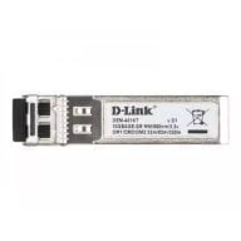 D-Link 10GBase-SR SFP+ raidītājs, 80/300m, optiskā šķiedra, 10000 Mbit/s, SFP+, LC, 50/125,62.5/125 µm, SR