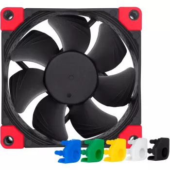 Datora korpusa ventilators Noctua NF-A8 PWM CH.BK.S 80 mm, 4-pin PWM, 450–2200 RPM, 17,7 dB