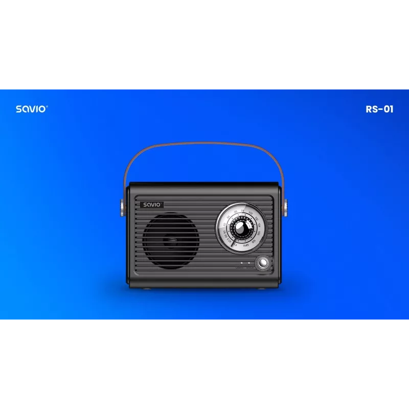 Pārnēsājams radio Savio RS-01 Analog melns