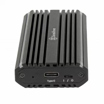 SSD korpuss Silverstone MS13 melns M.2 PCIe 3.0 10 Gbit/s