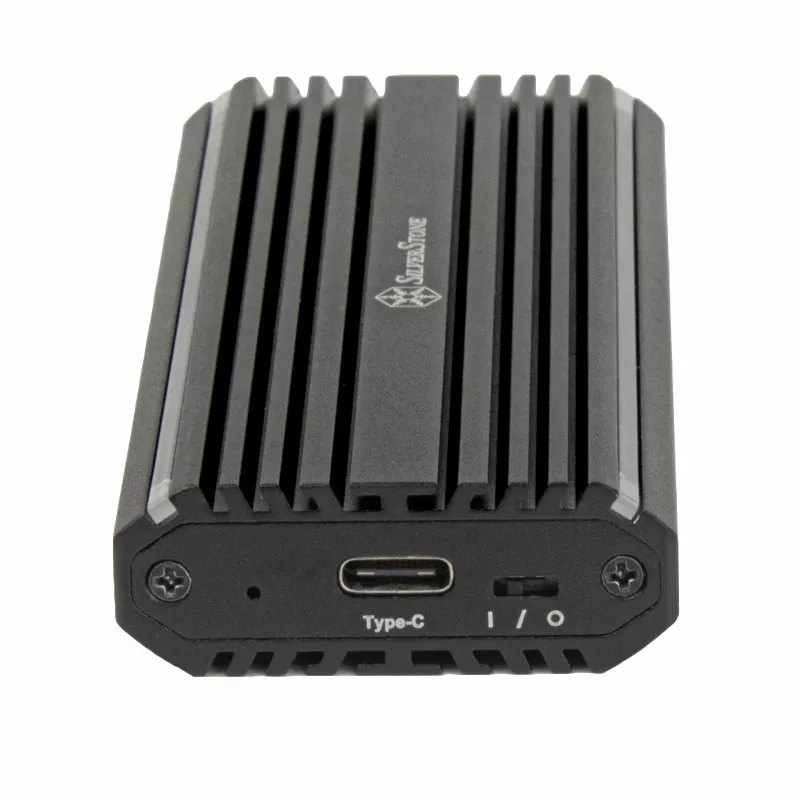 SSD korpuss Silverstone MS13 melns M.2 PCIe 3.0 10 Gbit/s