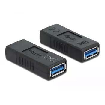 USB 3.0 adapteris Type-A sievišķā uz Type-A sievišķā krusteniskais DeLOCK 66641