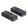 USB 3.0 adapteris Type-A sievišķā uz Type-A sievišķā krusteniskais DeLOCK 66641