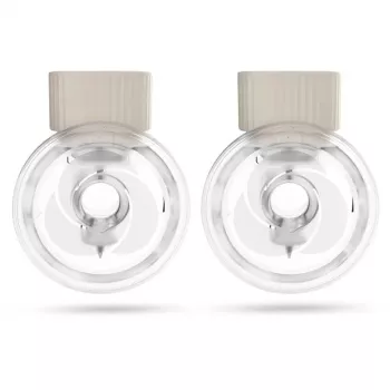Elektriskais piena sūknis neno VENTO TWIN bezvada, uzlādējams, dubultā/divkāršā režīmā, LCD, 150 ml pudelītes, bēšs