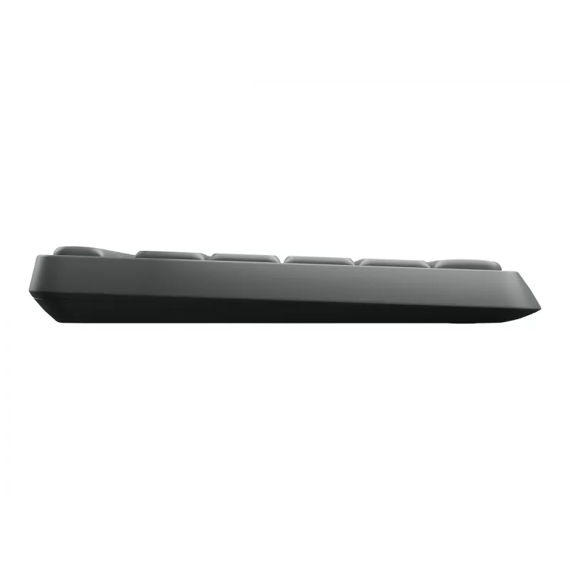 Logitech MK235 Izturīgs bezvadu tastatūras un peles komplekts pelēkā krāsā