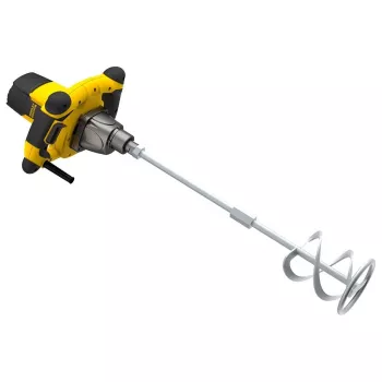 Rokas jaucējmaisītājs STANLEY FME190 — 1600W, 2 ātrumu, M14 vārpsta, 4 m vads, 180–750 apgr./min, 80 N·m, 2 ergonomiski rokturi