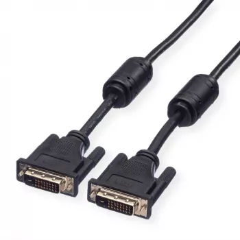 DVI kabelis ROLINE DVI (24+1) Dual Link M/M 7,5 m