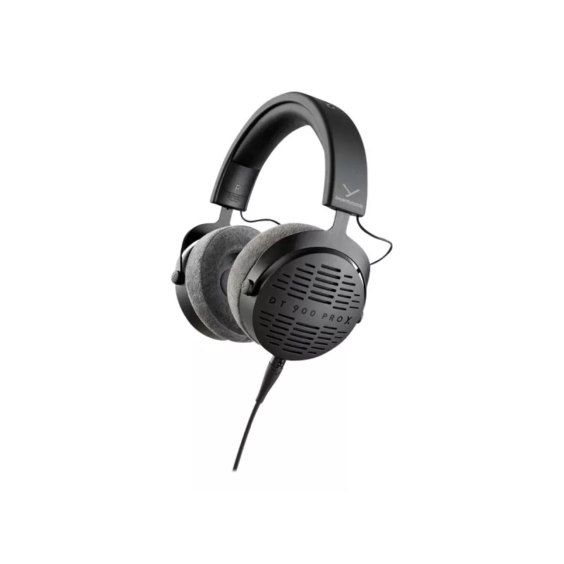 Studijas austiņas Beyerdynamic DT 900 Pro X — apkārtauss, vadu, 48 Ω, 5–40 kHz, 3 m noņemams kabelis, melnas