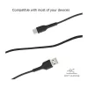 SBS TECABLEMICRO2K 2m USB A Micro-USB B vīrišķais vīrišķais melns USB kabelis (TEKabelMICRO2K)
