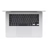 MacBook Air 15, sudraba, M4 (10-CPU/10-GPU), 16GB, 512GB, vācu, 35W Dual USB-C Port barošanas adapteris, MW1H3D/A