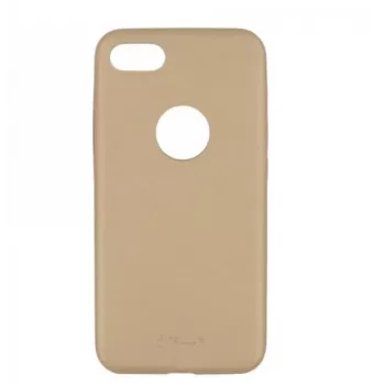 Telefona maciņš Tellur plāns Synthetic Leather Case priekš iPhone 8 — zelta