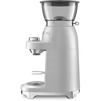 SMEG Coffee Grinder 50s Style CGF02SSEU *Sudraba*