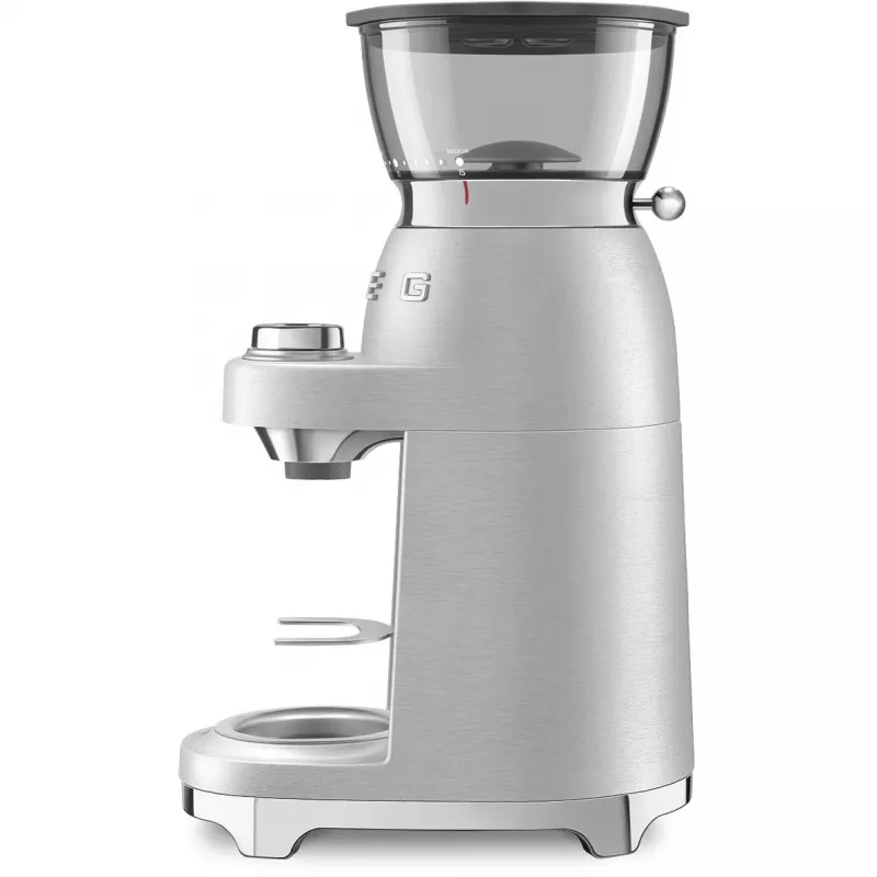SMEG Coffee Grinder 50s Style CGF02SSEU *Sudraba*