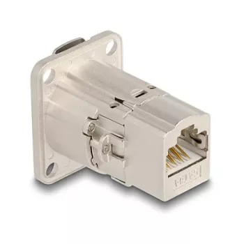 DeLOCK 67062 D-Type RJ45 Cat.6A STP iebūvētais savienotājs, metāla