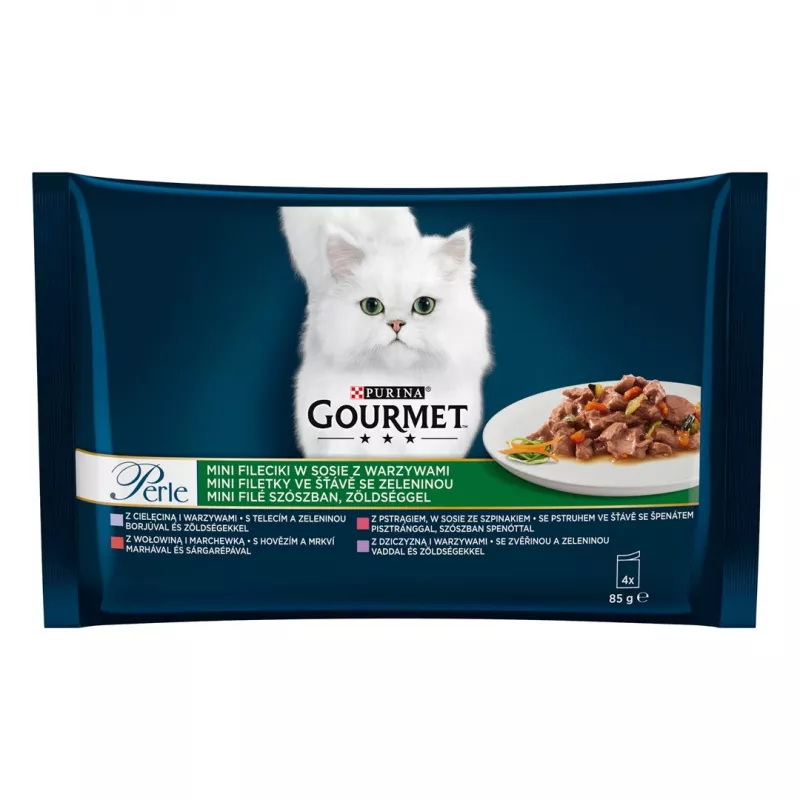 Purina GRMT PERLE GIGMV BEEF CRT kaķu mitrā barība 85 g