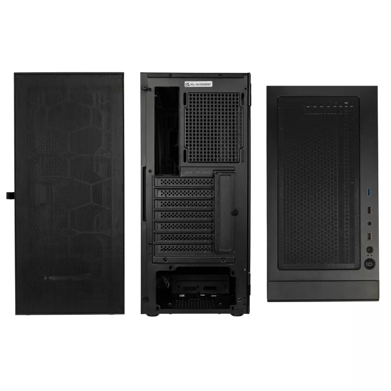 Kolink Observatory HF Mesh Core Midi-Tower - melns