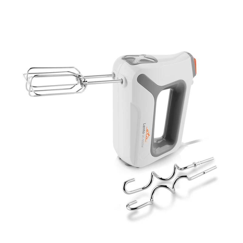 Rokas mikseris ETA ETA005190000 — 500W motors, 4 ātrumi, balts