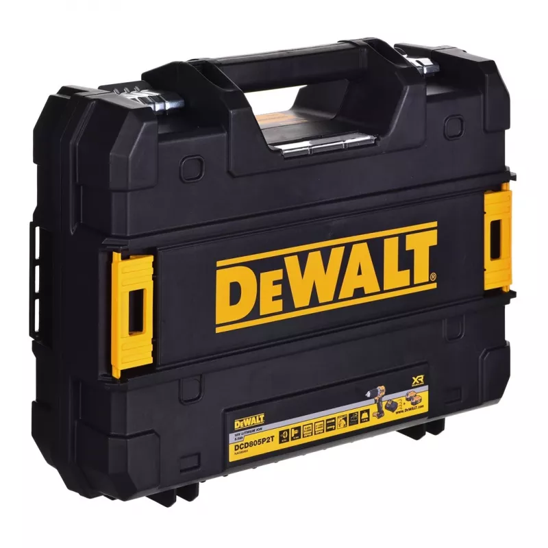 URBIS-SKRŪVGRIEZIS Dewalt DCD805P2T 18V 2X5,0AH BL Tstak