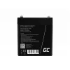 UPS akumulators zaļa Cell AGM44 — 12 V 4,5 Ah Svina-skābes akumulators (VRLA), 101×70×90 mm, 1,35 kg, melns