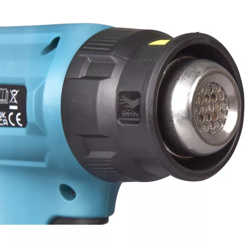 Makita DHG181ZK - Karstā gaisa pūtējs - Bezvadu - 120 - 200 l/min - bez akumulatora, bez lādētāja - 18 V (DHG181ZK)