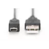Savienojuma kabelis USB A / miniUSB B M/M 1 m melns
