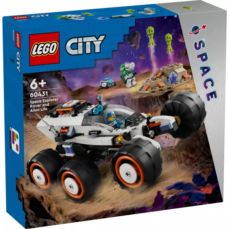 Lego City 60431 Kosmosa pētnieka roveris un citplanētiešu dzīvība