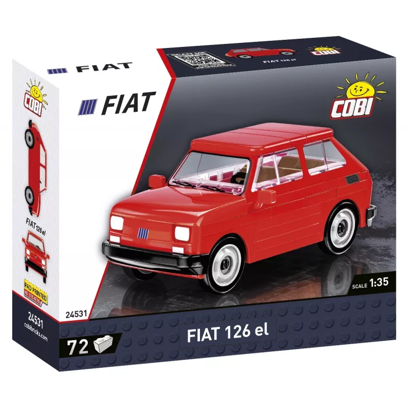 Rotaļu konstruktors Cobi Youngtimer Collection Fiat 126p el 24531 — 150 gabali