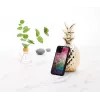 Aizsargājošs viedtālruņa maciņš iKins iPhone 11 Pro ar ūdens ziedu dizainu, melns