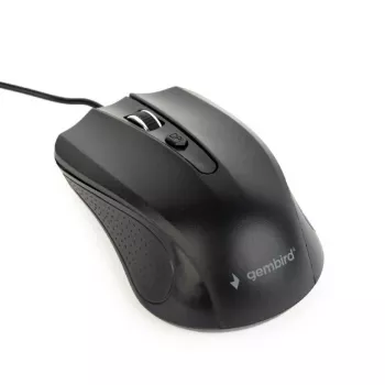 Gembird MUS-4B-01 pele, piemērota abām rokām, USB Type-A, optiska, 1200 DPI