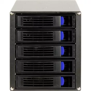 HDD korpuss Inter-Tech ST-5255 melns 2,5/3,5 collas