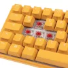 Ducky One 3 SF dzeltena spēļu tastatūra, USB, mehāniska, RGB LED