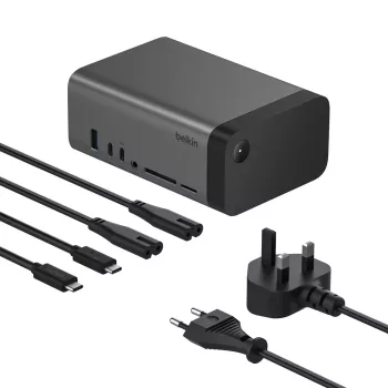 USB centrmezgls Belkin Connect USB Type-C 10000 Mbit/s pelēks