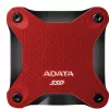 Ārējais SSD ADATA SD620 1 TB, pārnēsājams USB 3.2 Gen 2 (Micro-USB B), lasīšanas ātrums 520 MB/s, rakstīšanas ātrums 460 MB/s, triecienizturīgs, sarkans
