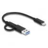 DeLOCK USB Type-C karšu lasītājs CFexpress XQD Alumīnija Pelēks 10000 Mbit/s