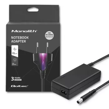 Laptop AC adapter Qoltec Hp Compaq 90W 18,5V 4,9A 7,4x5,0 + pin 50084.90W