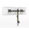 Divu monitoru galda stiprinājums MONTIS Dual Monitor Mount Everest MT015, 13–27 collas, 2 rokas, maks. 16 kg, VESA 75x75–100x100, melns