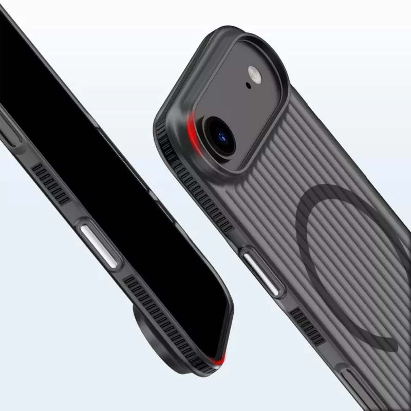 Vāciņš 4smarts 541640 iPhone 17 Air 16.8 cm Melns Caurspīdīgs